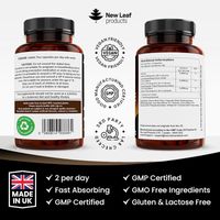 New Leaf Shilajit, Sea Moss & Lions mane Capsules